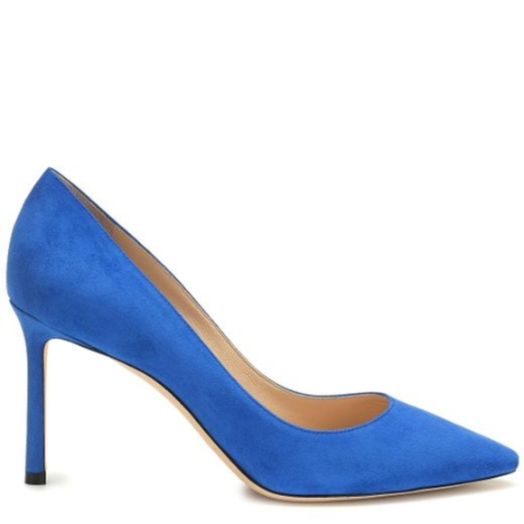Jimmy Choo Romy 85 Electric Blue - Picture 10 of 10